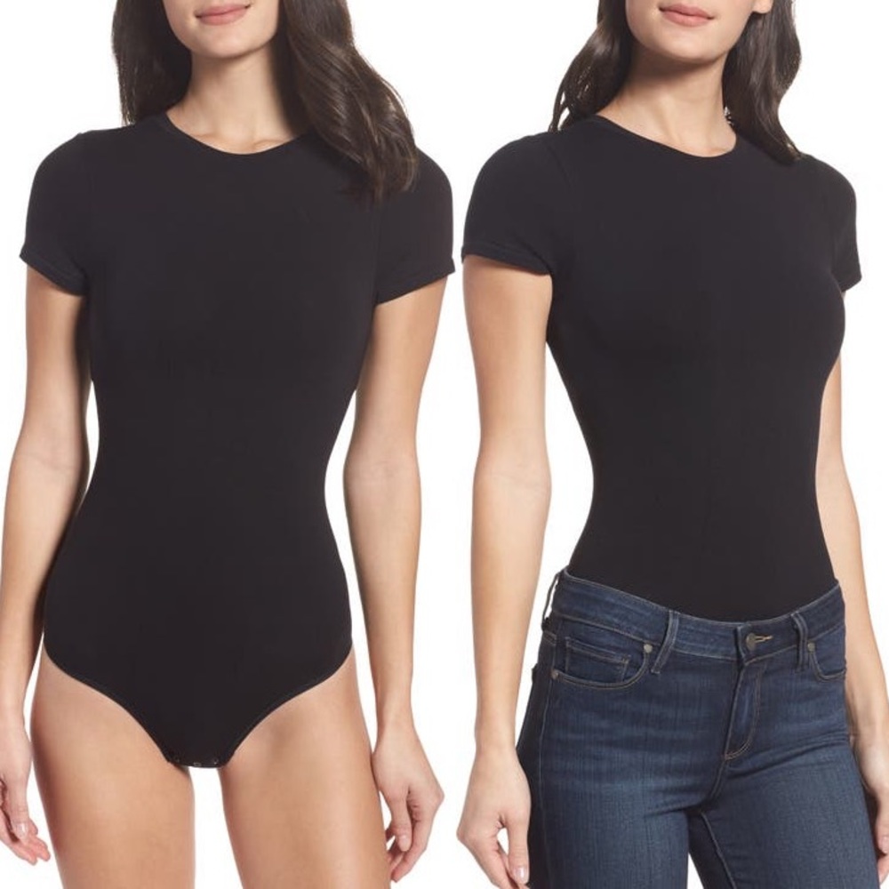 Yummie Black Crewneck bodysuit